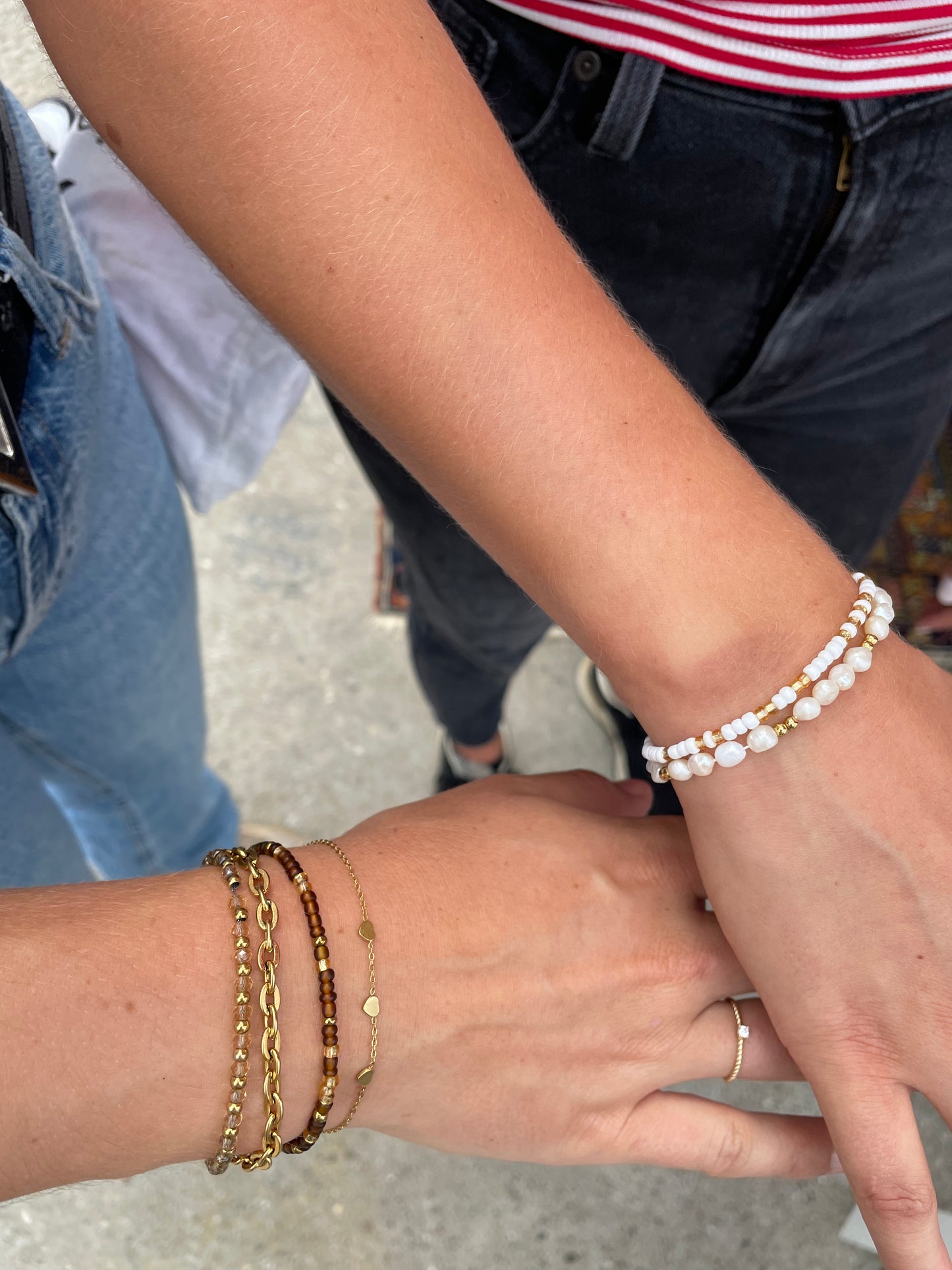 forever bracelets handmade Ghanaian body jewelry by Tòma Lina
